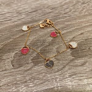 Swarovski Hearts Bracelet